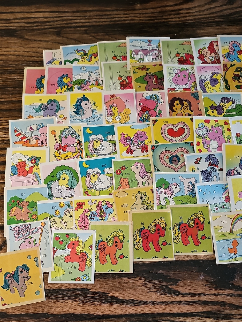 My Little Pony Reyauca cards and stickers